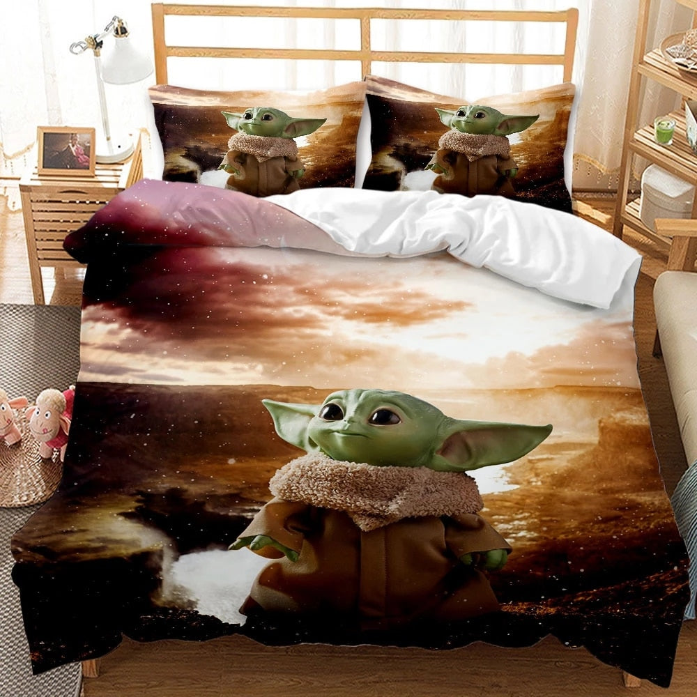 Housse De Couette Bébé Yoda Admire Le Ciel