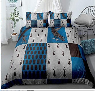 Housse De Couette Bleue Et Blanche Harry Potter Serdaigle