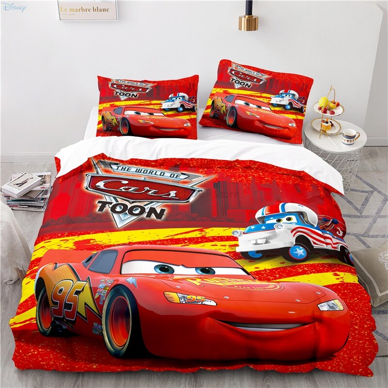 Housse De Couette Cars Flash McQueen Et Martin