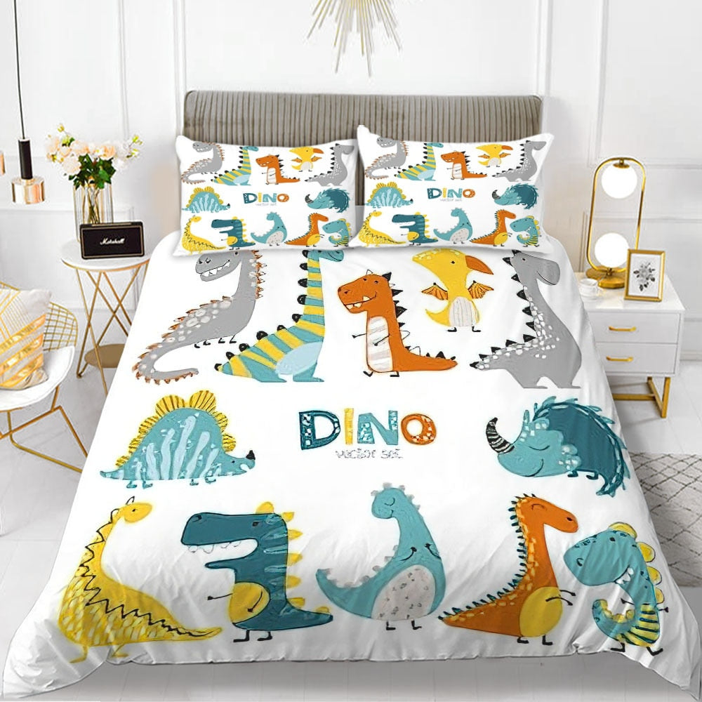 Housse De Couette Dino Les Dinosaures Pour Enfant