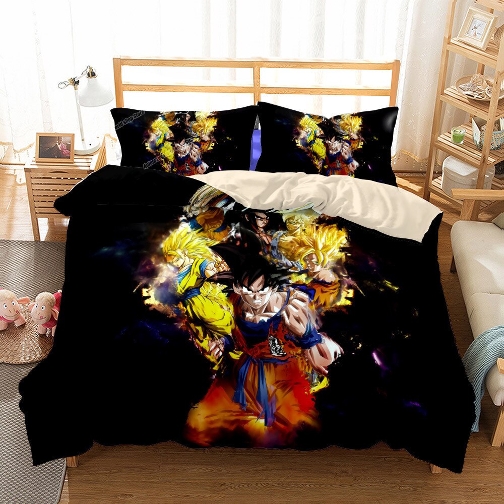 Housse De Couette Dragon Ball Noire