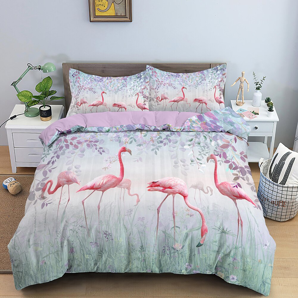 Housse De Couette Flamant Rose