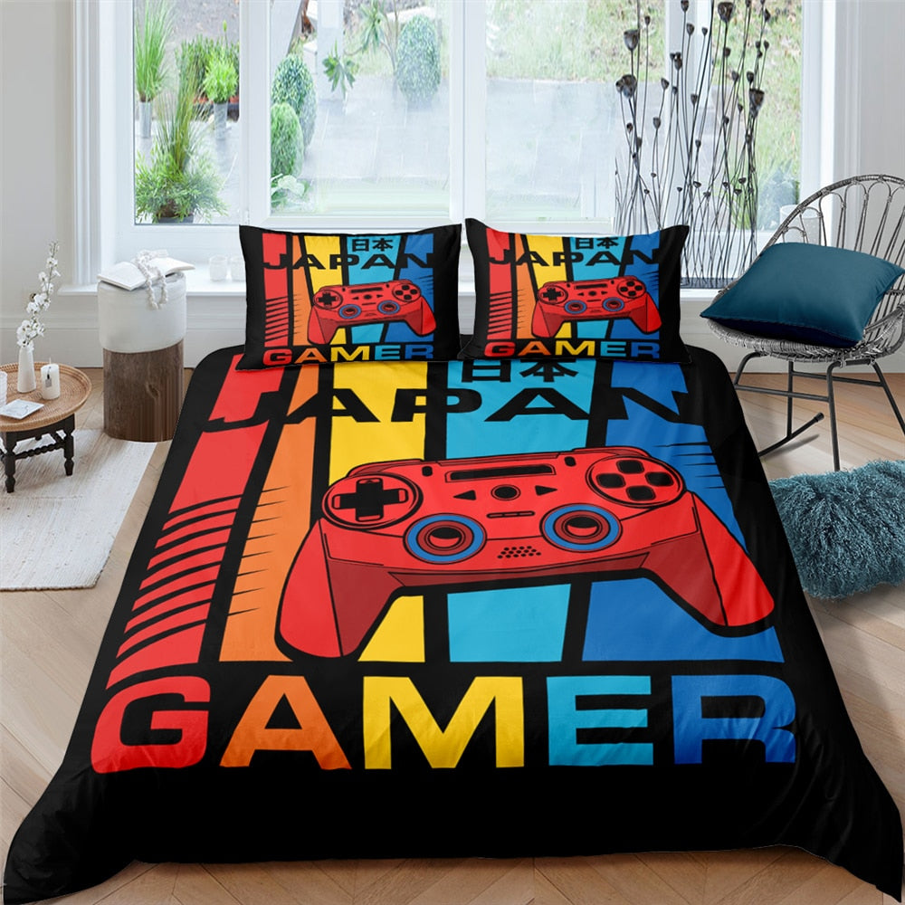 Housse De Couette Gaming Multicolore