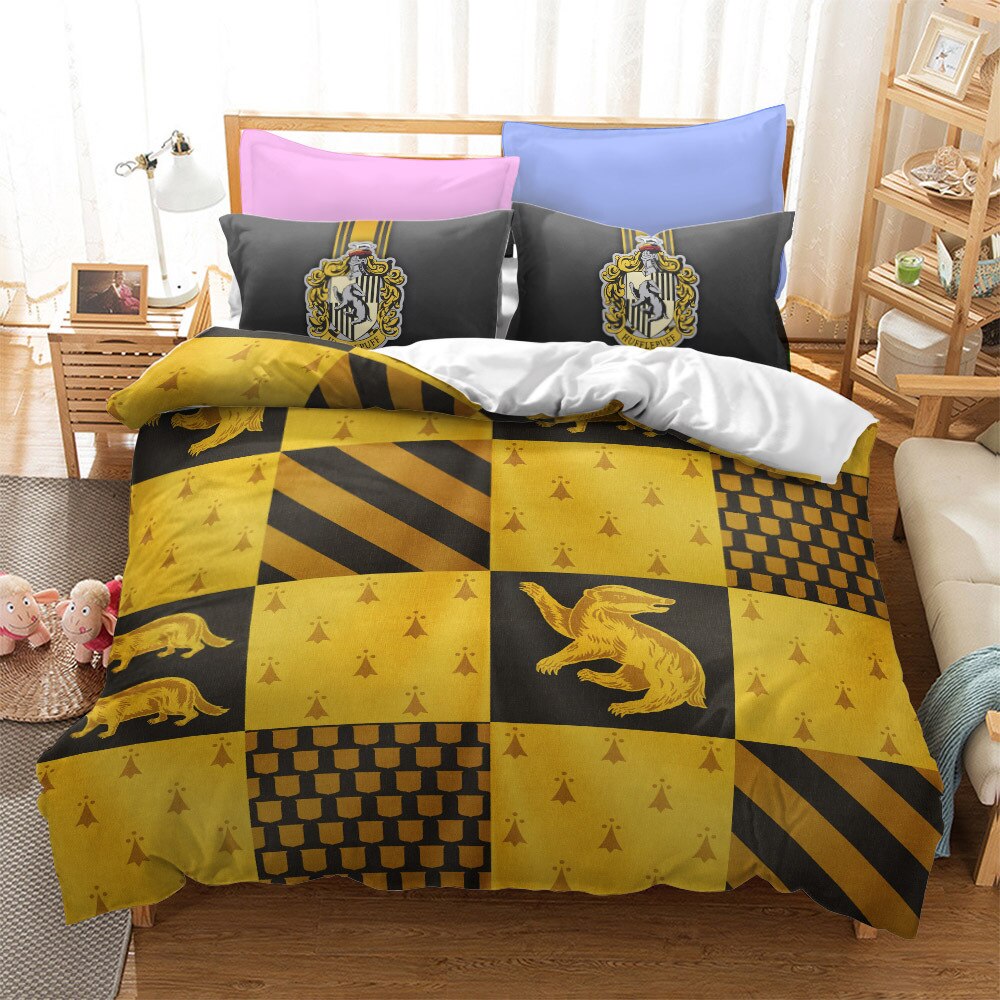 Housse De Couette Harry Potter Poufsouffle