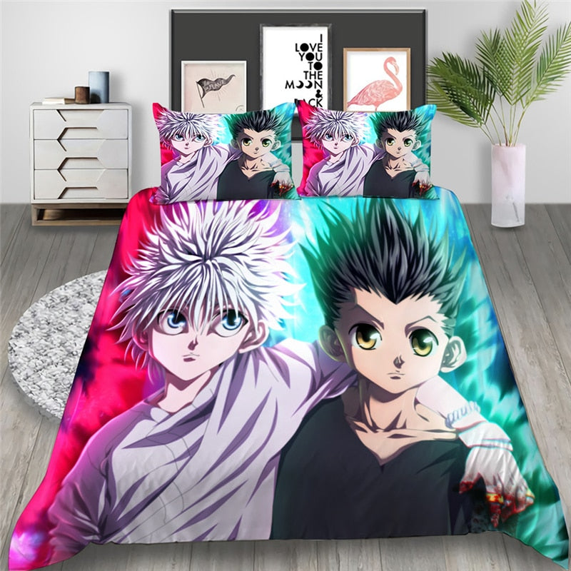 Housse De Couette Hunter X Hunter Gon Freecss Et Killua Zoldick