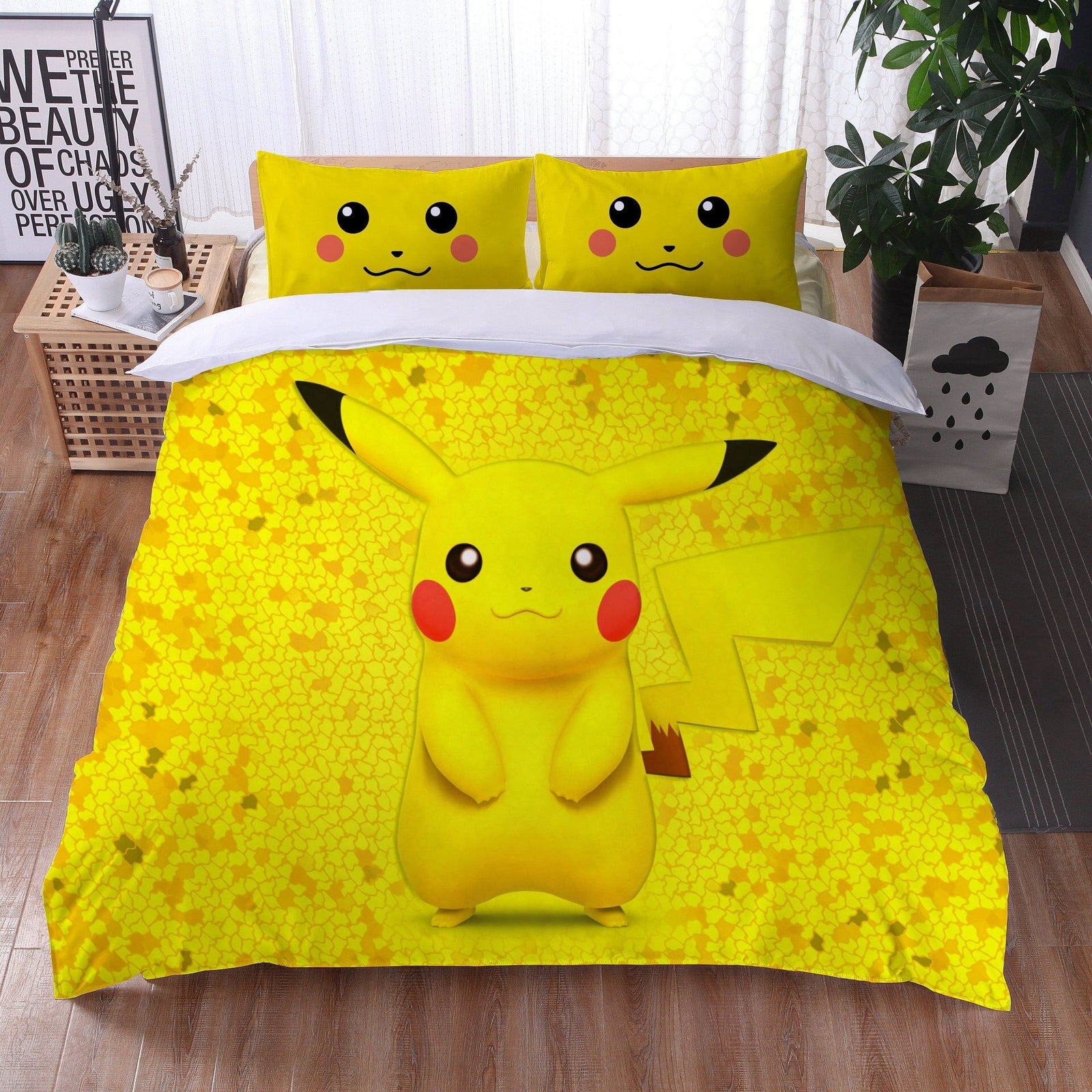 Housse De Couette Jaune Pokémon Pikachu