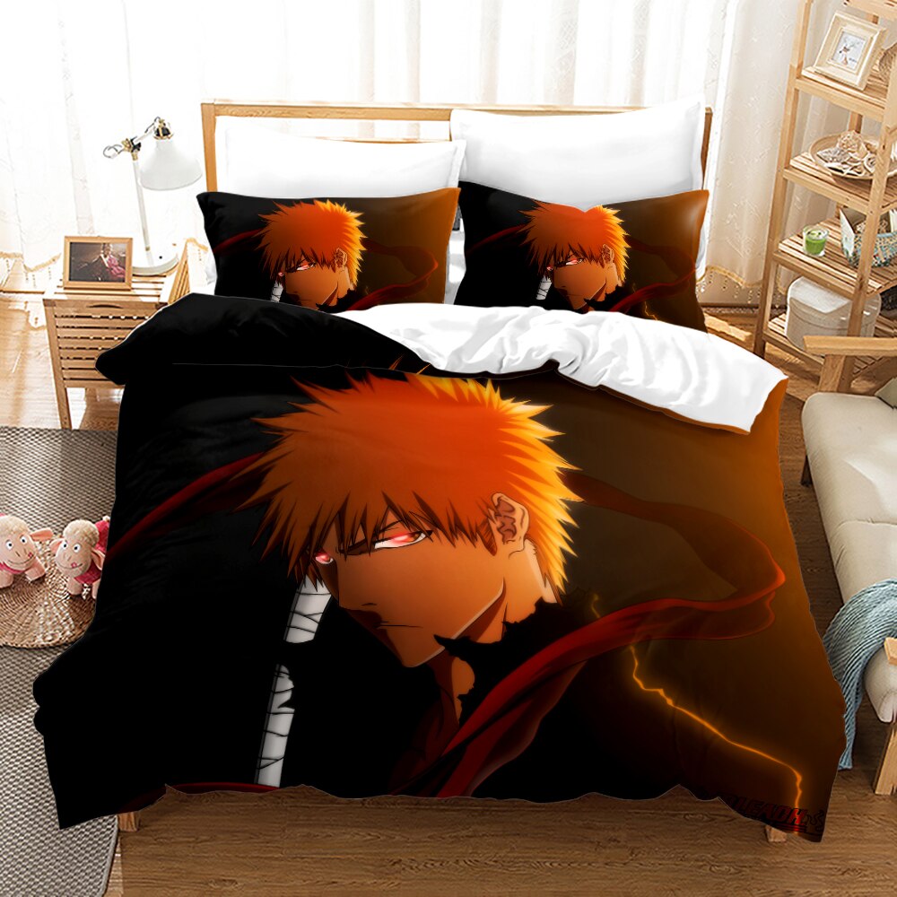 Housse De Couette Marron Bleach Ichigo