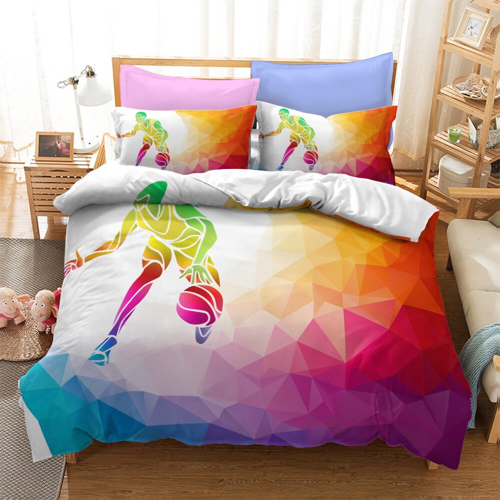 Housse De Couette Multicolore Basketball