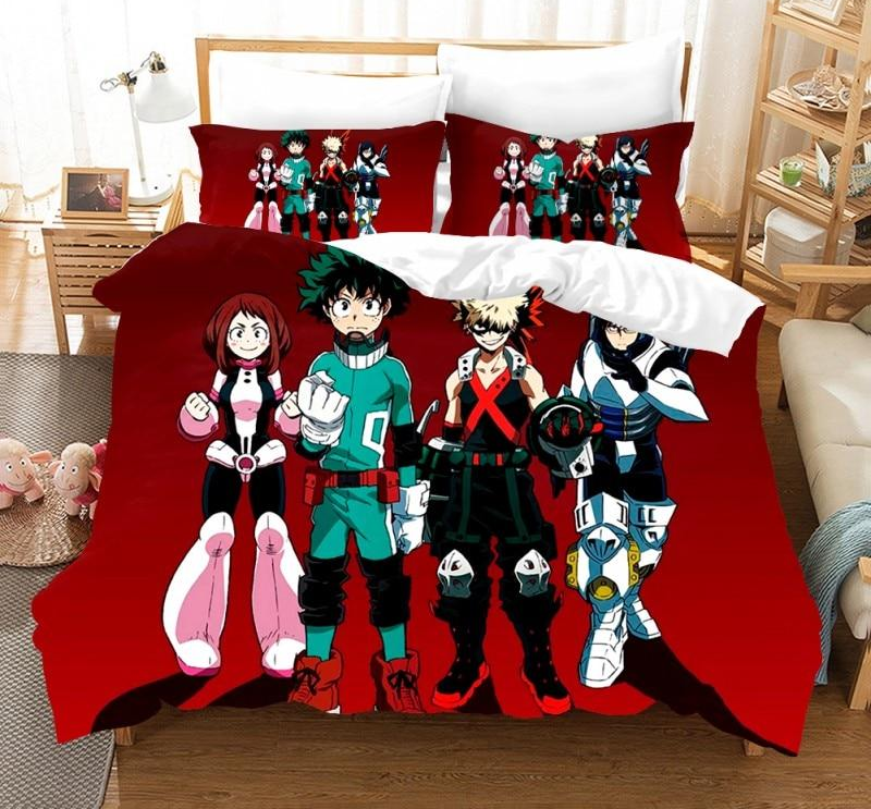 Housse De Couette My Hero Academia Izuku Rouge