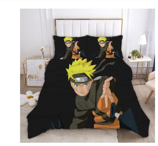 Housse De Couette Naruto Noire