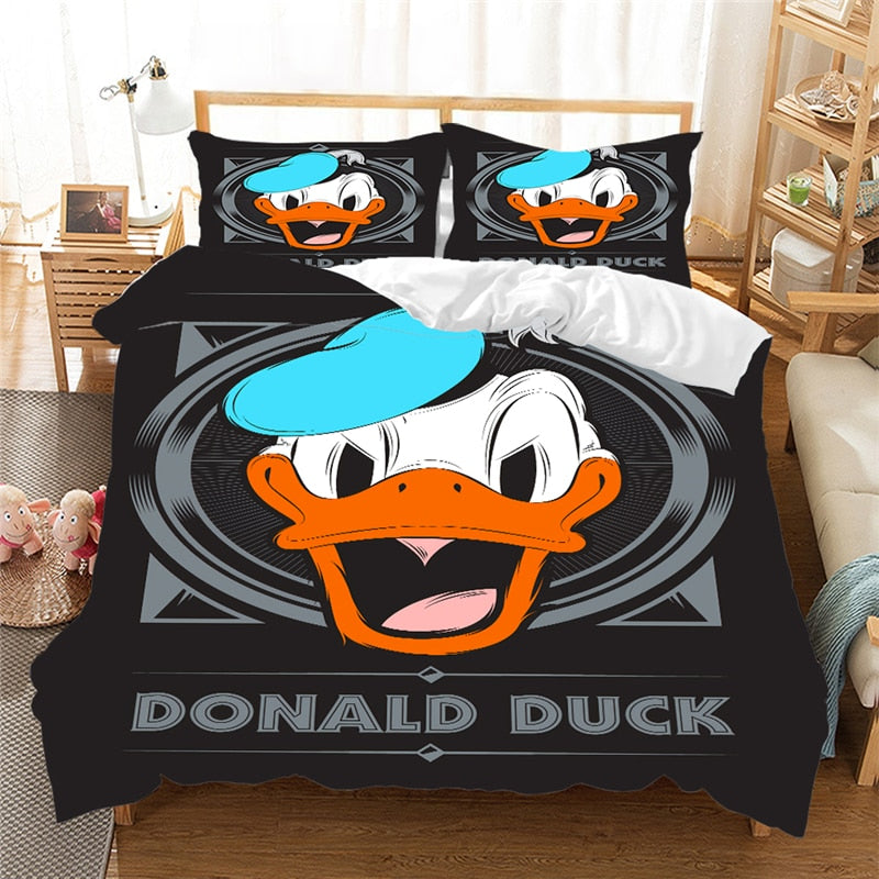 Housse De Couette Noire Donald Duck
