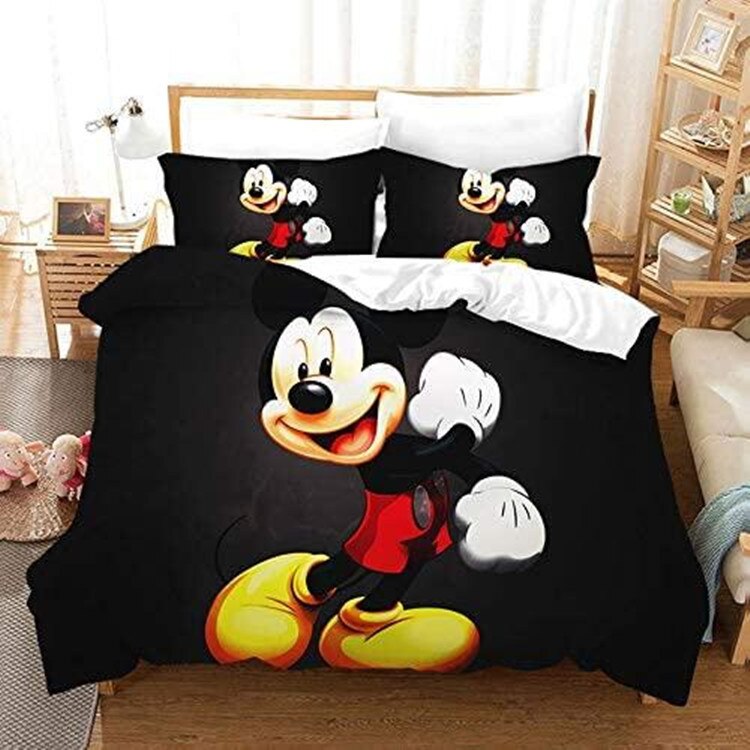 Housse De Couette Noire Mickey