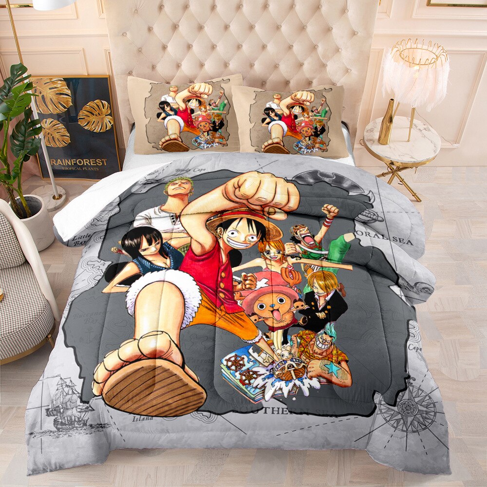 Housse De Couette One Piece Grise