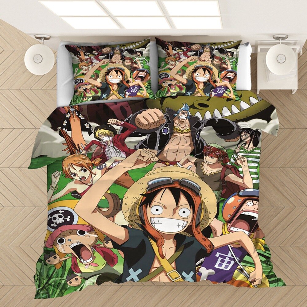 Housse De Couette One Piece Personnages et Luffy
