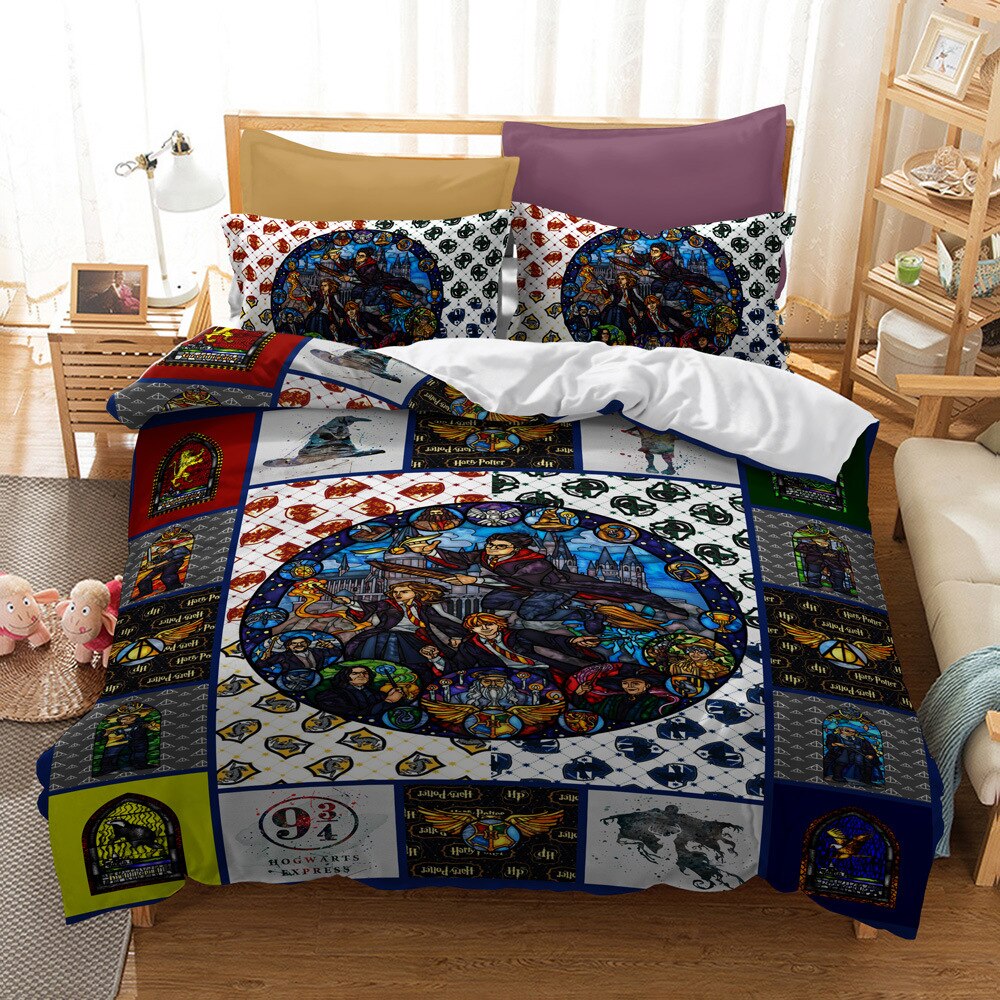 Housse De Couette Personnages Harry Potter