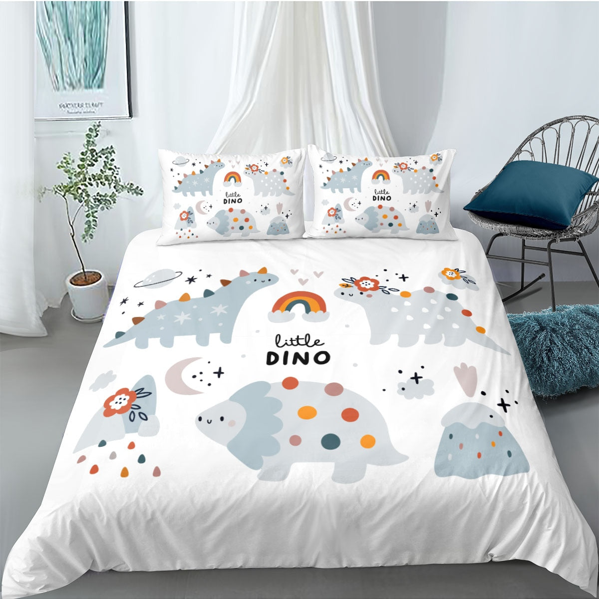 Housse De Couette Petits Dino