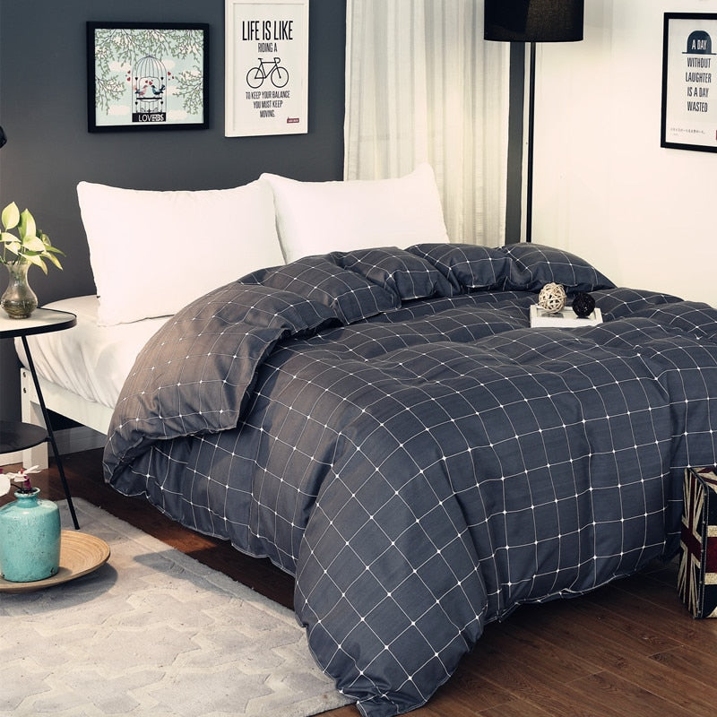 Housse De Couette Scandinave Noir
