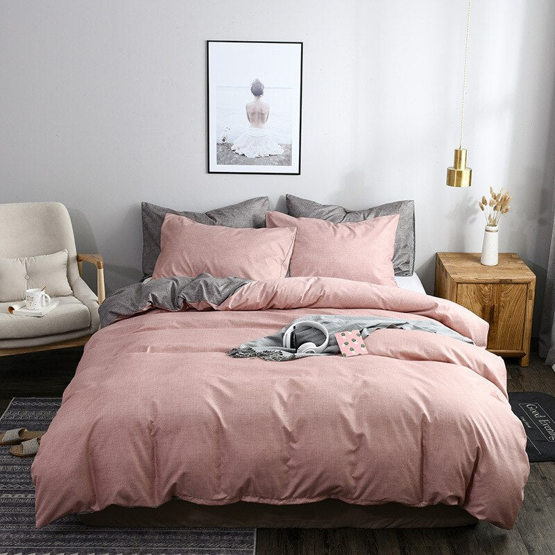 Housse De Couette Scandinave Rose