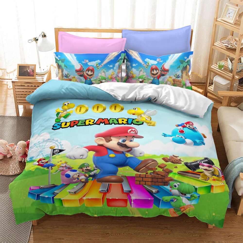 Housse De Couette Super Mario