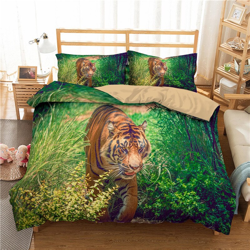 Housse De Couette Tigre Dans La Nature