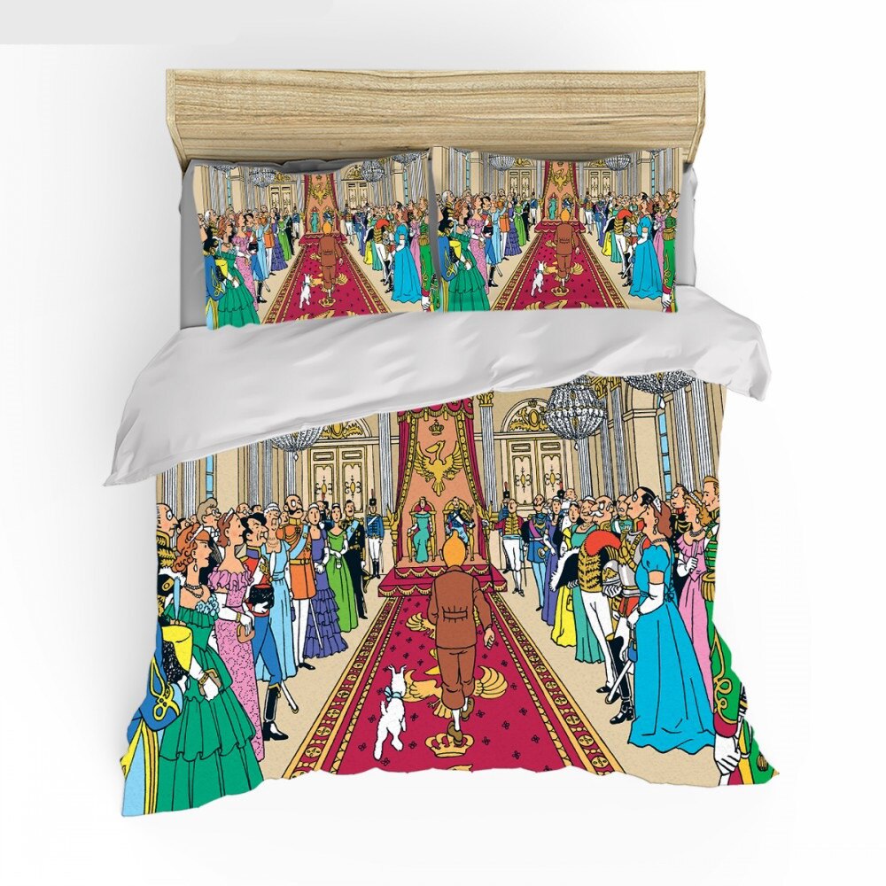Housse De Couette Tintin Et Le Sceptre D'Ottokar