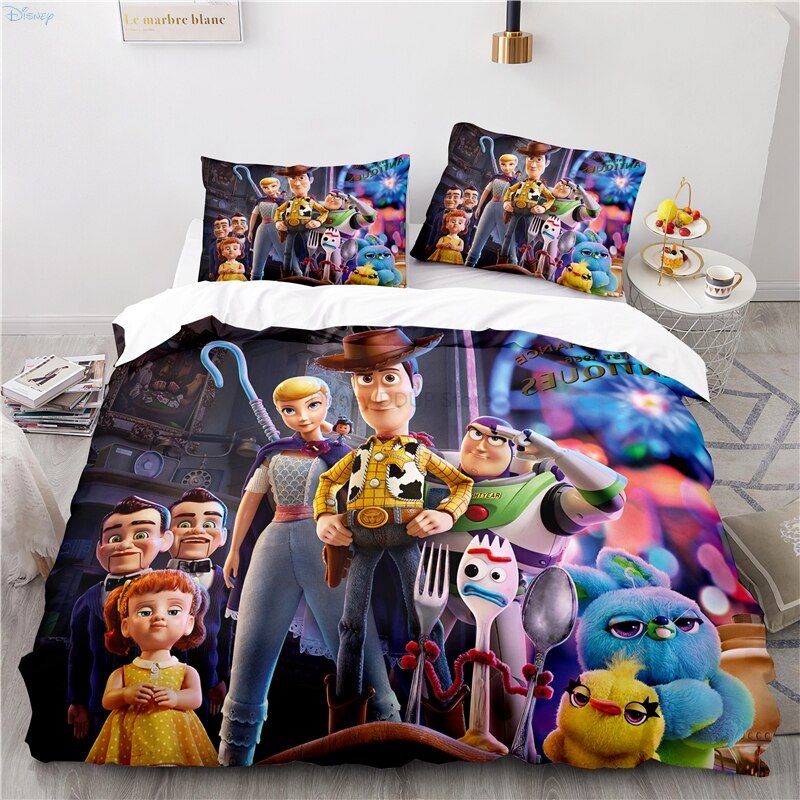 Housse De Couette Toy Story 4 Woody et Buzz