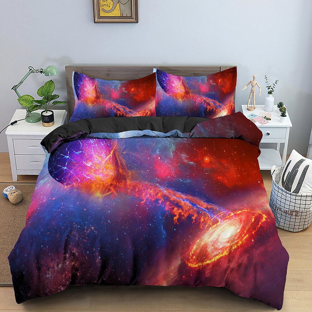 Housse De Couette Univers Et Galaxie