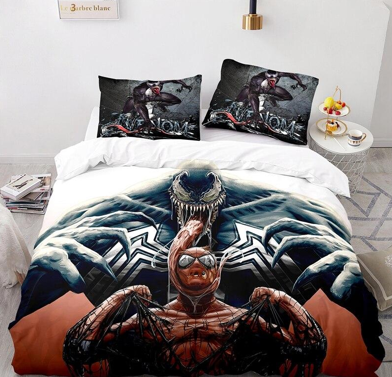 Housse De Couette Venom et Spider Man
