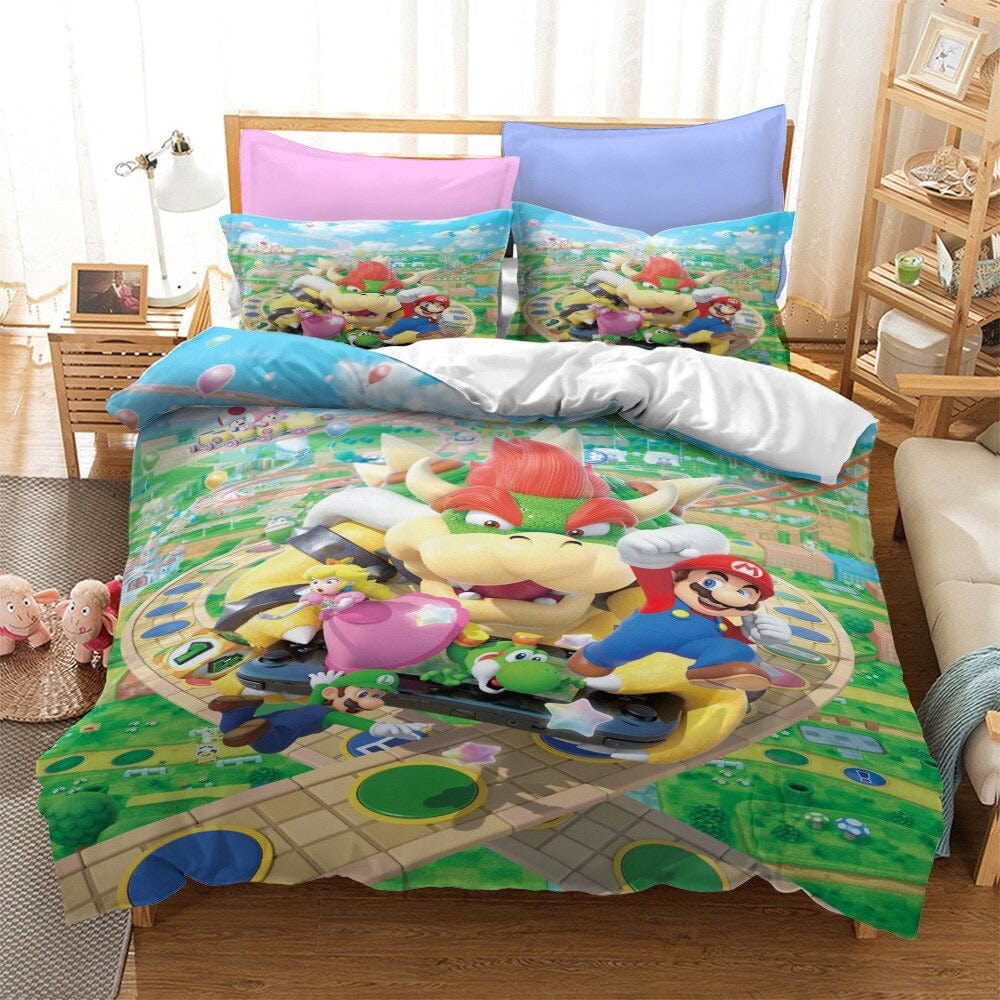 Housse de Couette 200x200 Mario Bowser