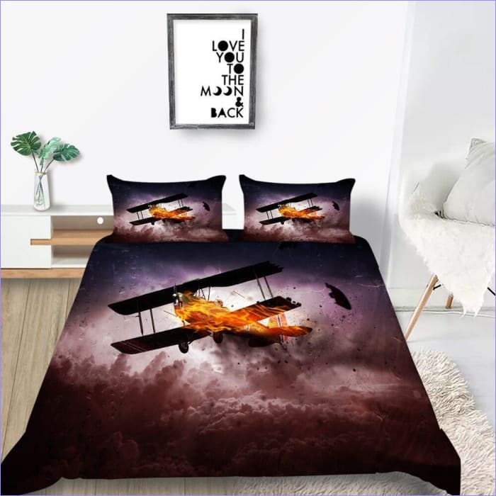 Housse de Couette Avion Baron Rouge