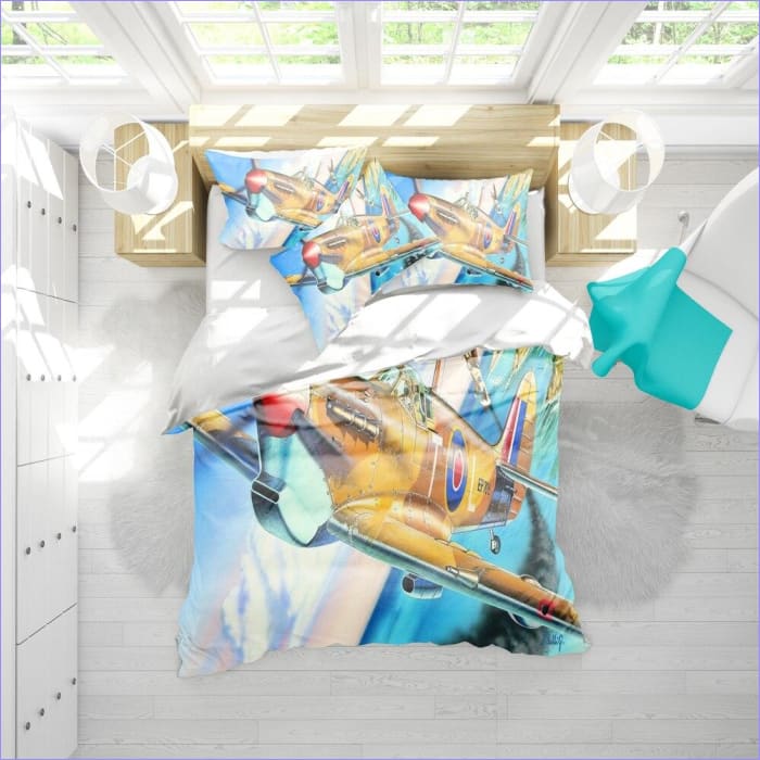 Housse de Couette Avion SpitFire