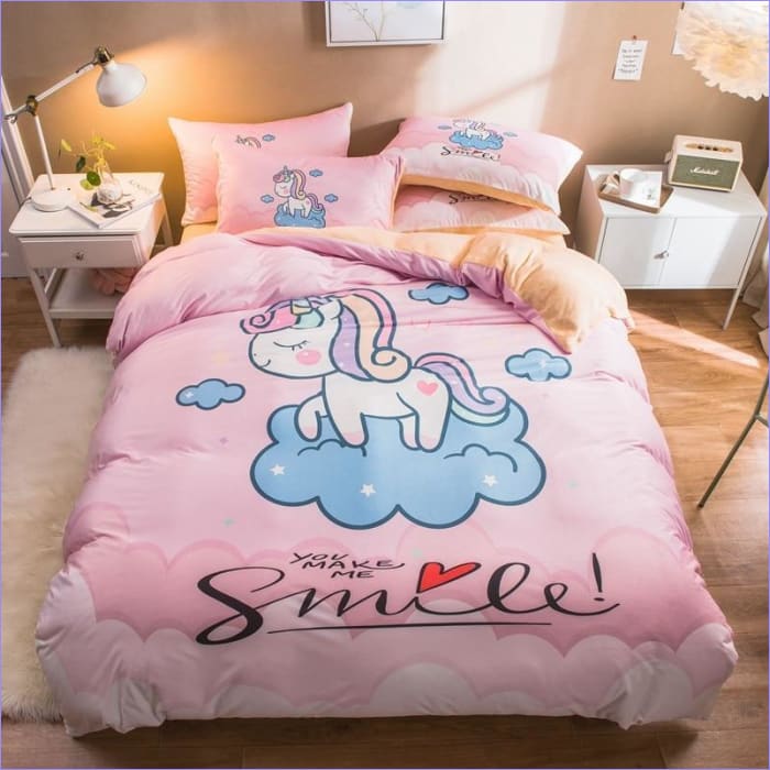 Housse de Couette Bébé Licorne Smile
