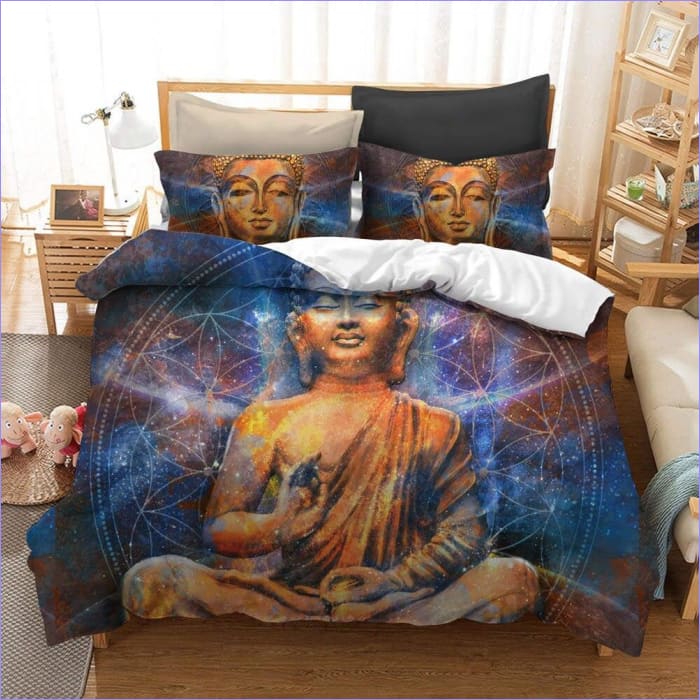 Housse de Couette Bouddha Galaxie