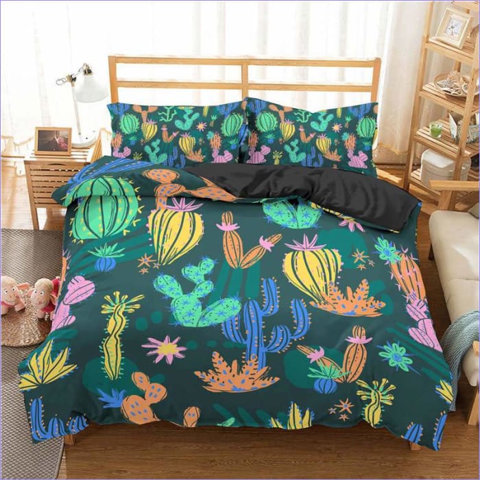 Housse de Couette Cactus Colorés