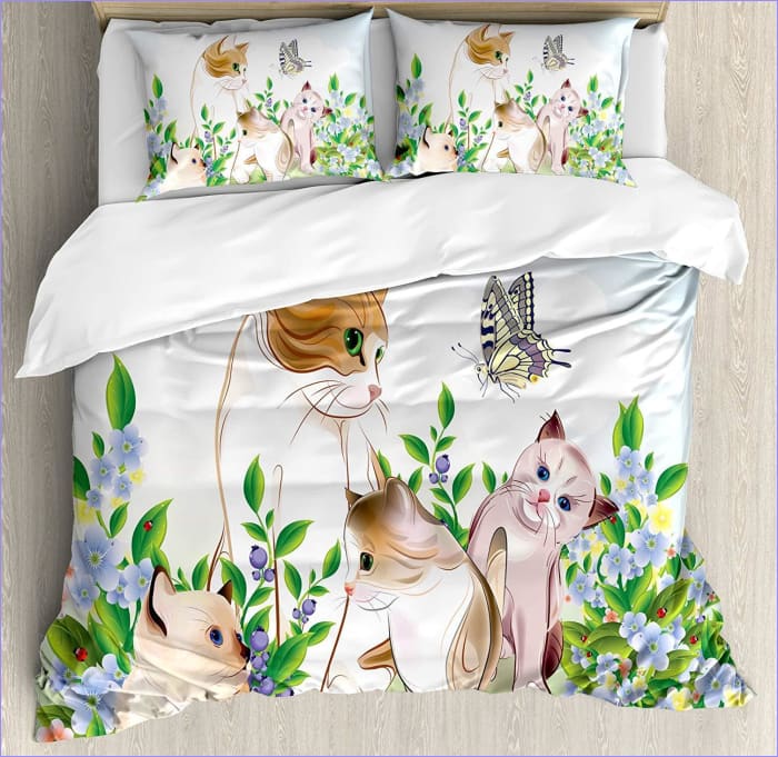 Housse de Couette Chat Aquarelle
