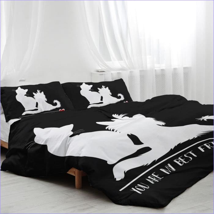 Housse de Couette Chat Best Friend