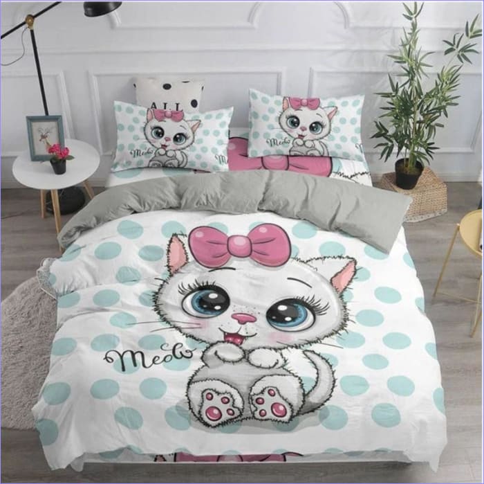 Housse de Couette Chat Fillette