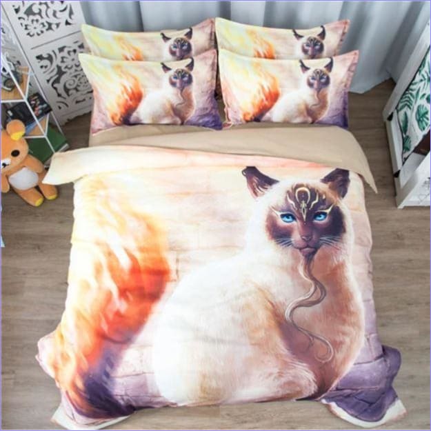 Housse de Couette Chat Mystique