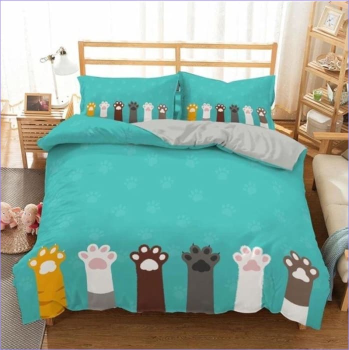 Housse de Couette Chat Patounes