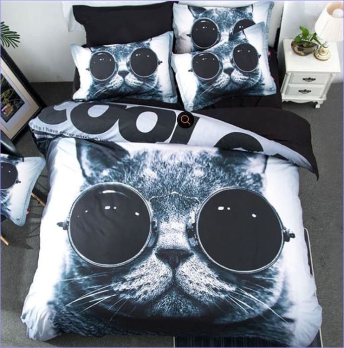 Housse de Couette Chat Stylé