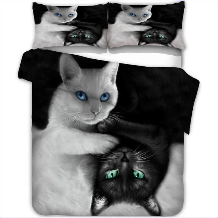 Housse de Couette Chat Yin & Yang