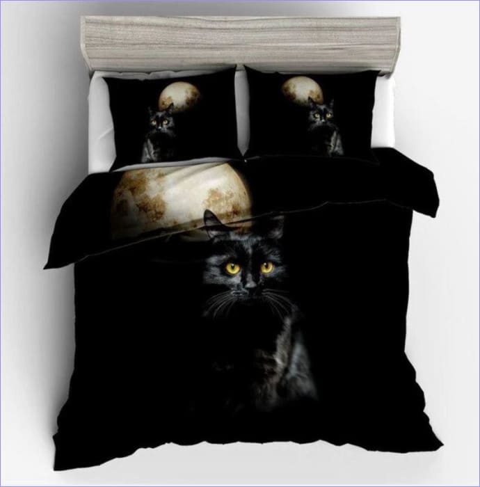 Housse de Couette Chat noir 140x200