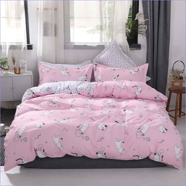 Housse de Couette Chats Kawaii en folie