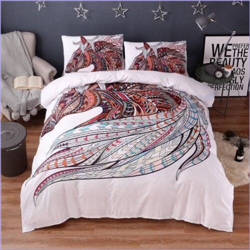Housse de Couette Cheval Mandala 200x200