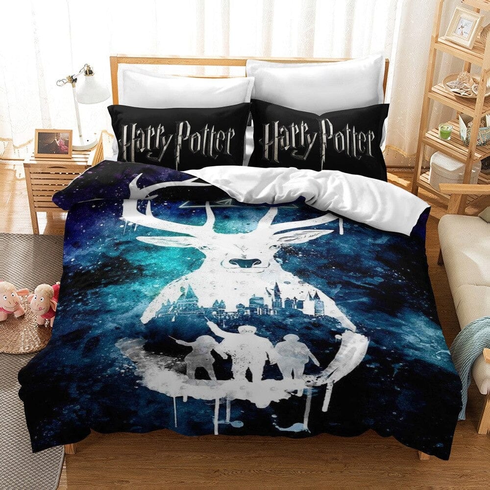 Housse de Couette Coton Harry Potter Patronus