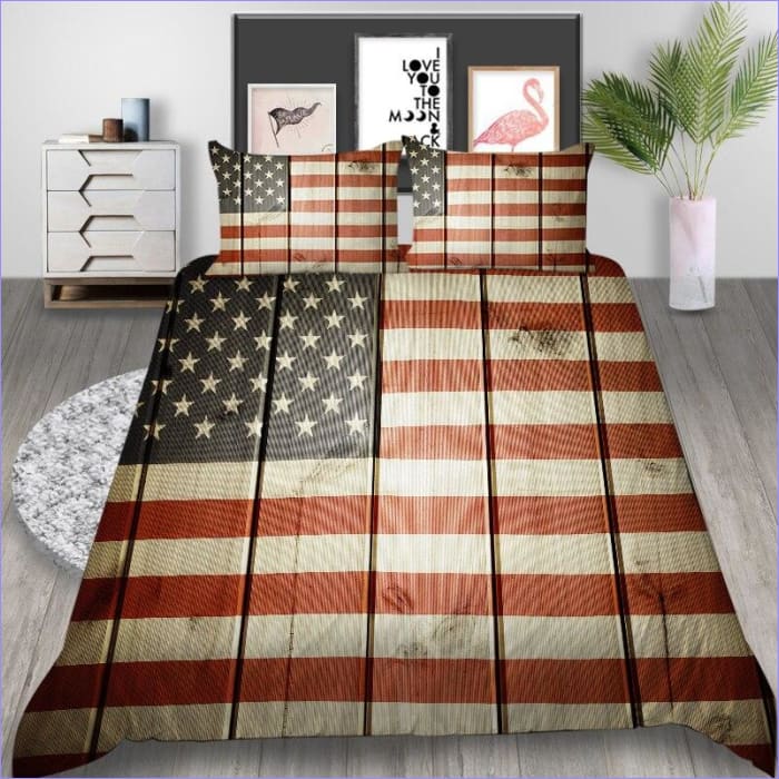 Housse de Couette Drapeau Américain