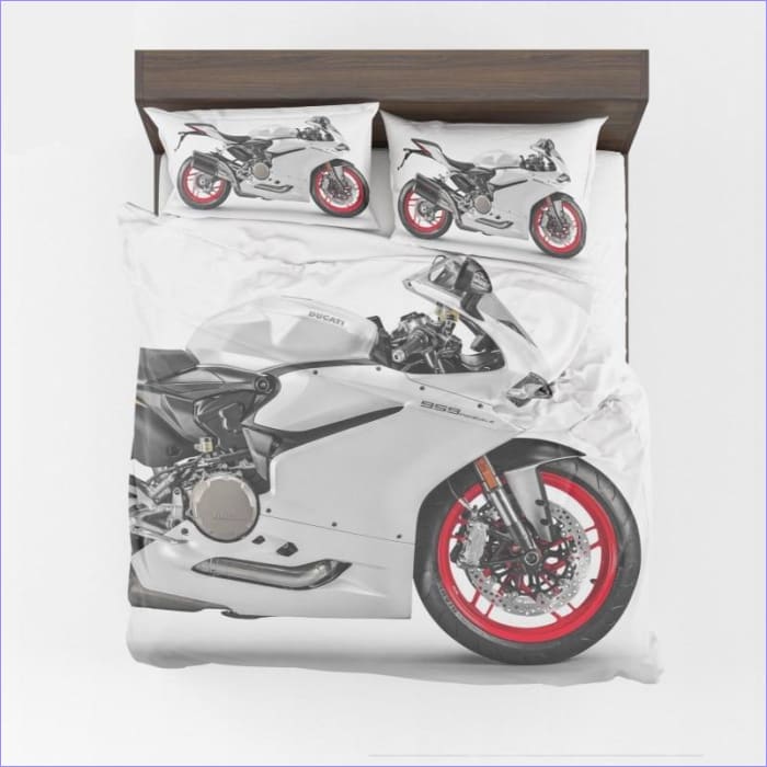 Housse de Couette Ducati Blanche