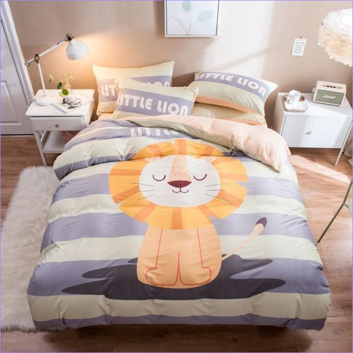 Housse de Couette Enfant Lion Zen