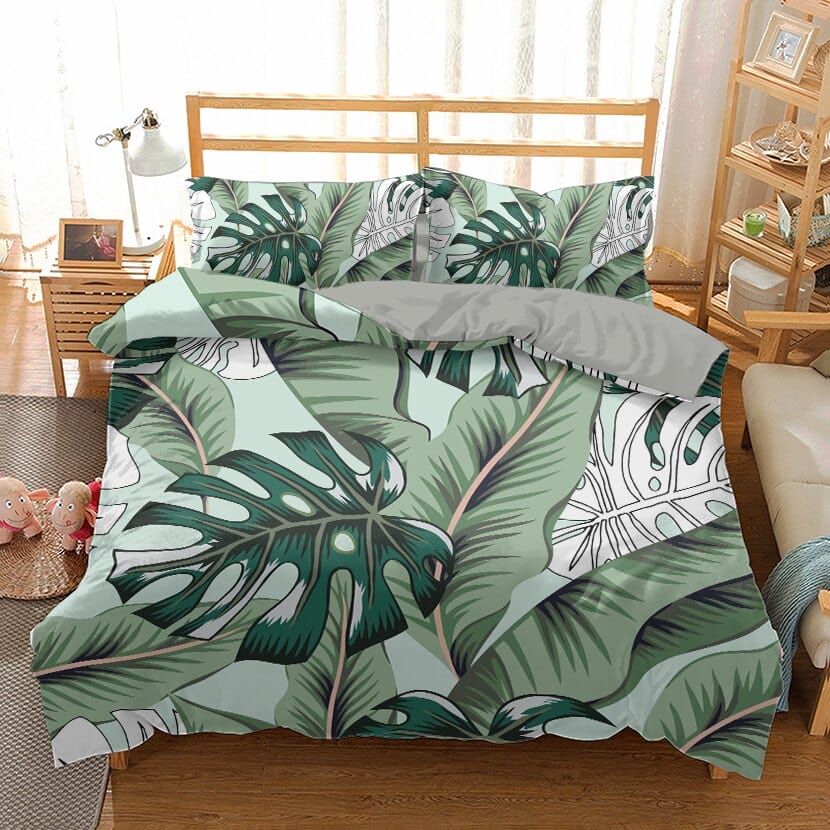 Housse de Couette Feuillage Tropical