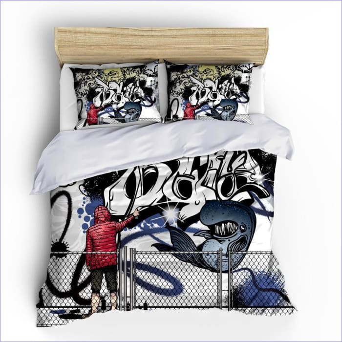 Housse de Couette Graffiti 1 personne